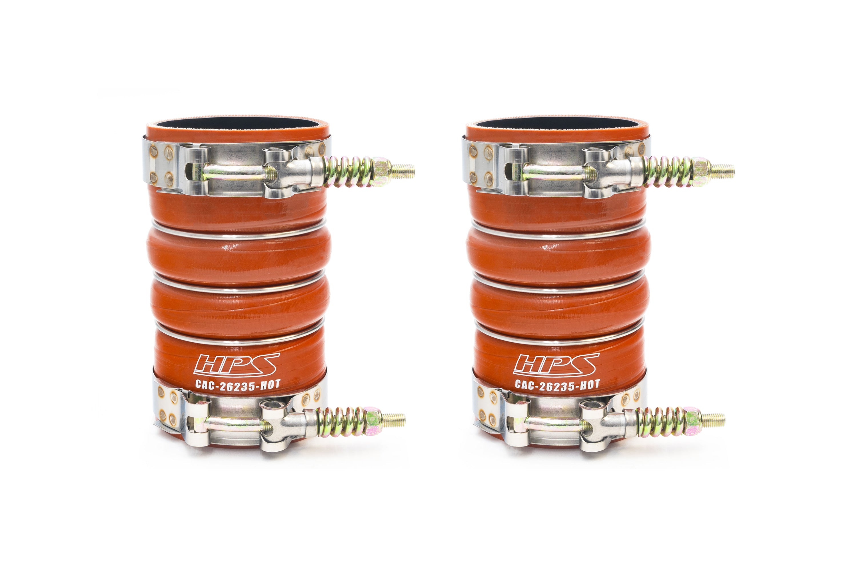 HPS Performance Hps Silicone Hot Side Intercooler Boot Kit 57 2209 Orange - 57-2209