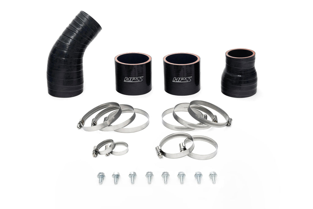 HPS Performance Hot Side Charge Pipe Kit 17-148P Polished - 17-148P