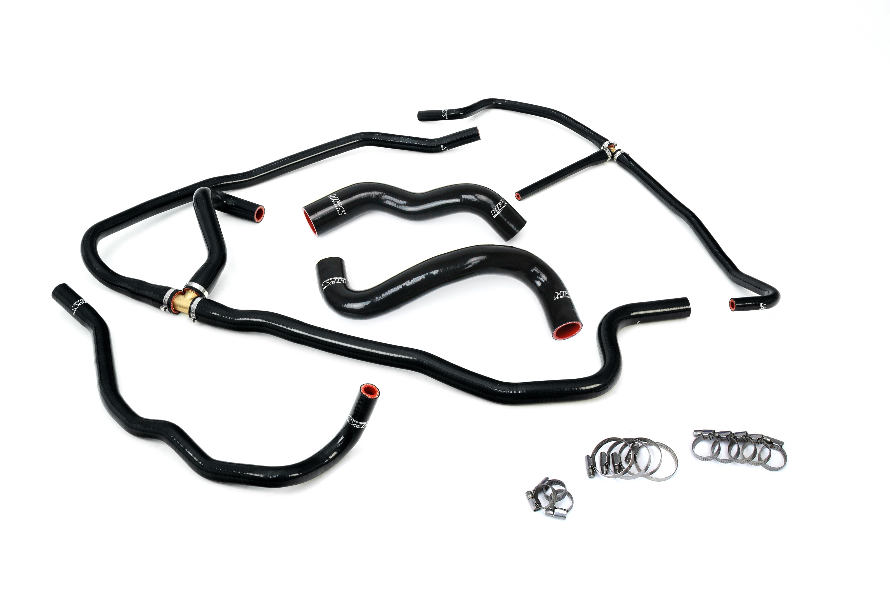 HPS Performance Hps Silicone Radiator And Heater Coolant Hose Kit 57 1276 Blk Black - 57-1276-BLK