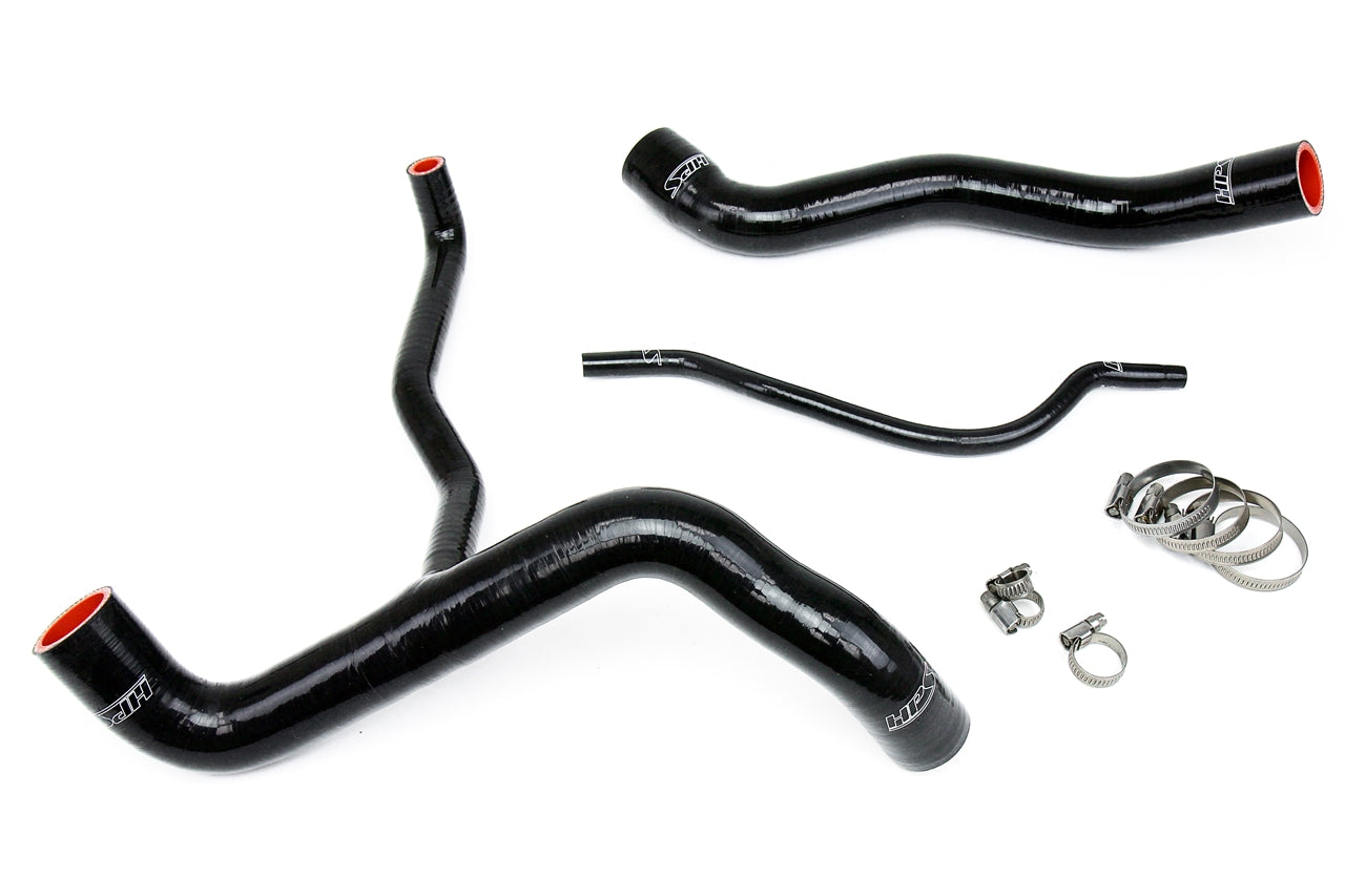 HPS Performance Hps Silicone Radiator Coolant Hose Kit 57 1304 Blk Black - 57-1304-BLK
