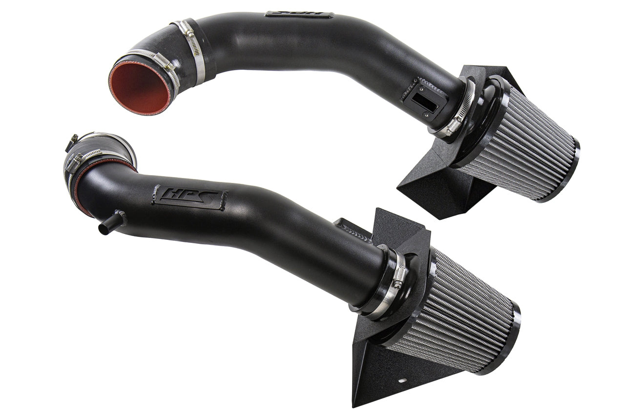 HPS Performance Air Intake Kit With Heat Shield 827-688WB Black - 827-688WB