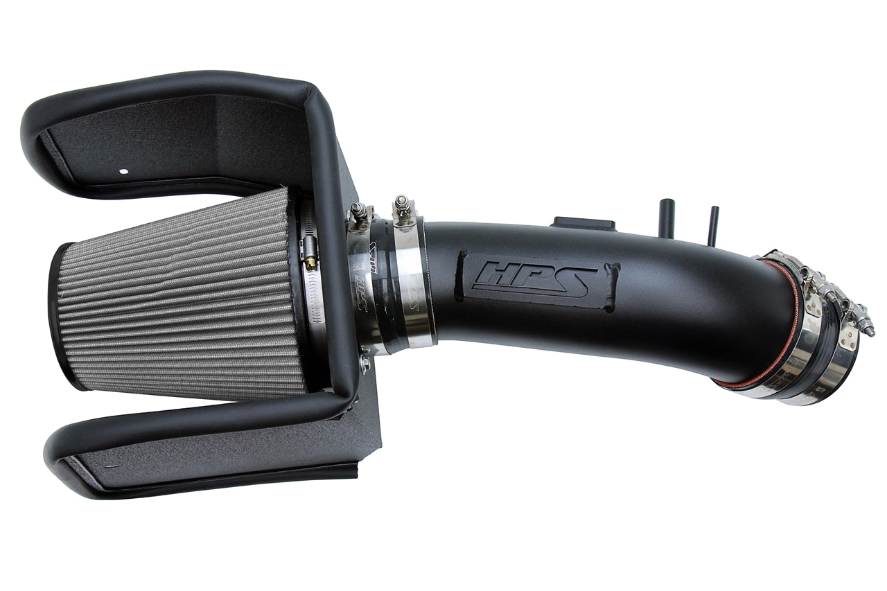 HPS Performance Air Intake Kit With Heat Shield 827-635WB Black - 827-635WB
