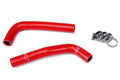 HPS Performance Hps Silicone Radiator Coolant Hose Kit 57 1352 Red Red - 57-1352-RED