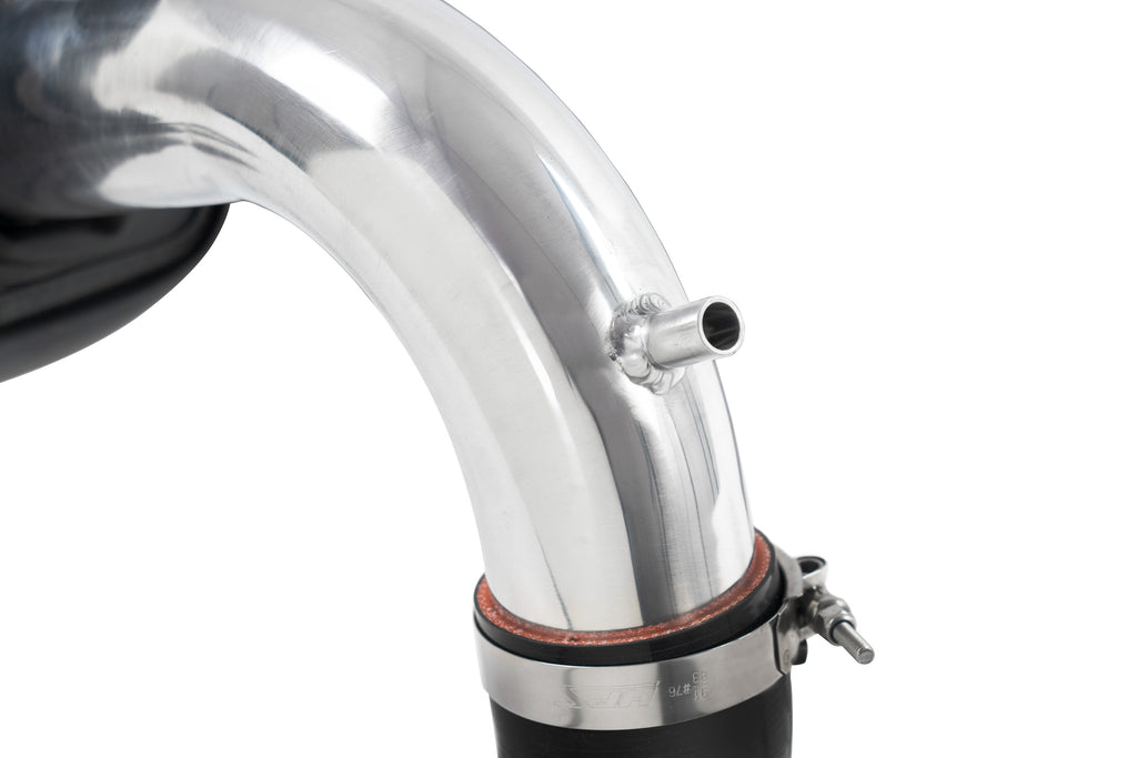 HPS Performance Air Intake Kit With Heat Shield 827-738WB Wrinkle Black - 827-738WB