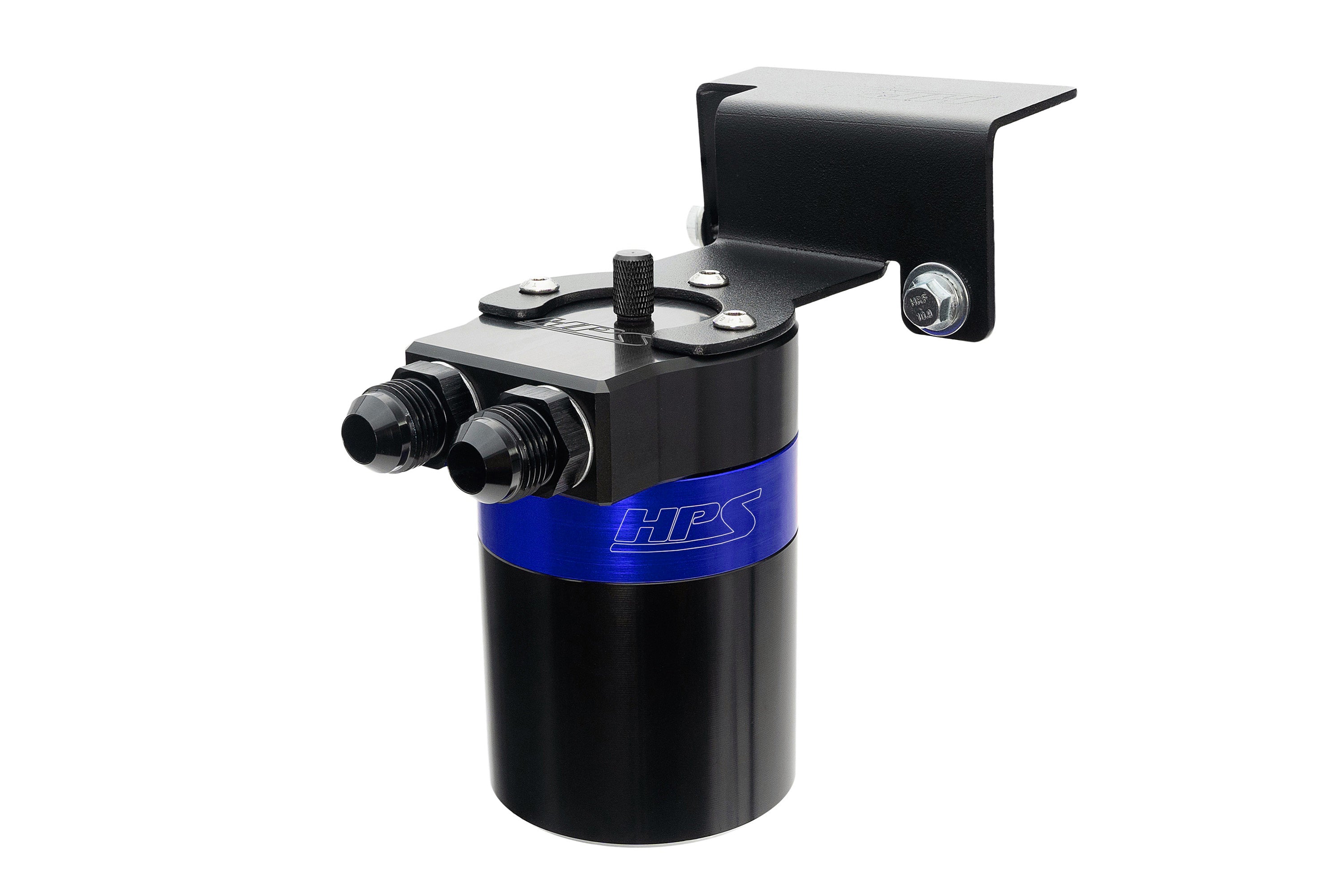 HPS Performance Oil Catch Can Kit 860-003BL, Blue - 860-003BL