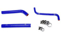 HPS Performance Hps Silicone Radiator Coolant Hose Kit 57 1376 Blue Blue - 57-1376-BLUE