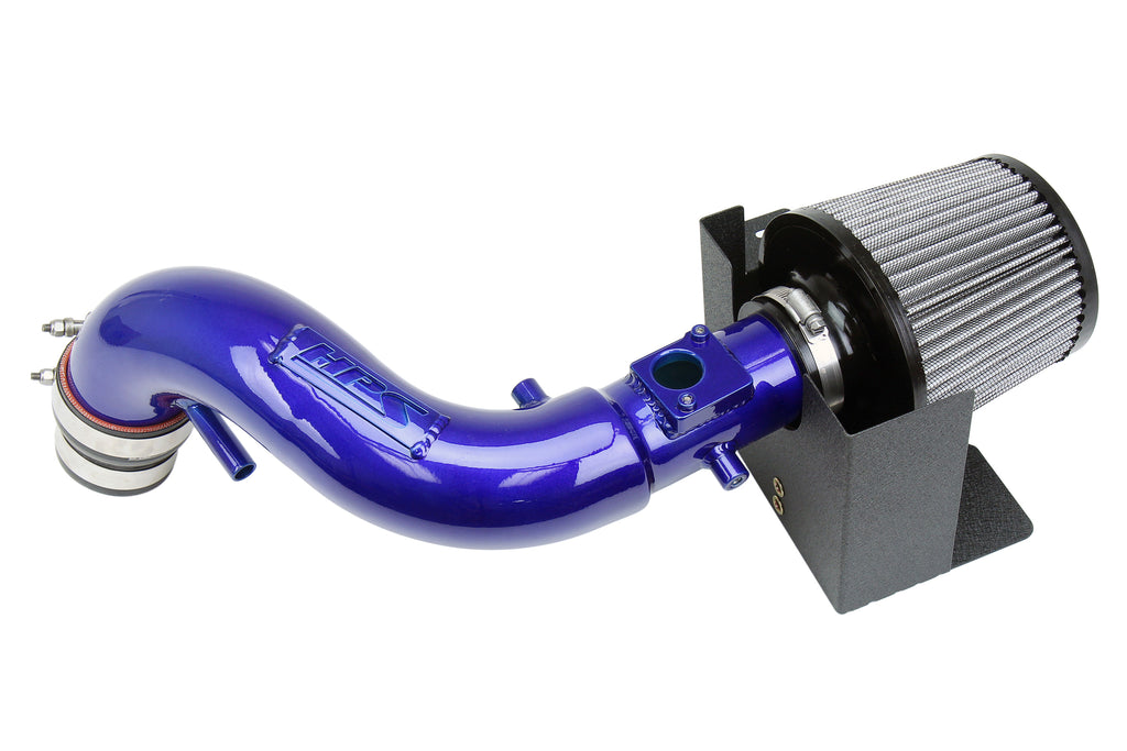 HPS Performance Air Intake Kit With Heat Shield 827-516BL Blue - 827-516BL