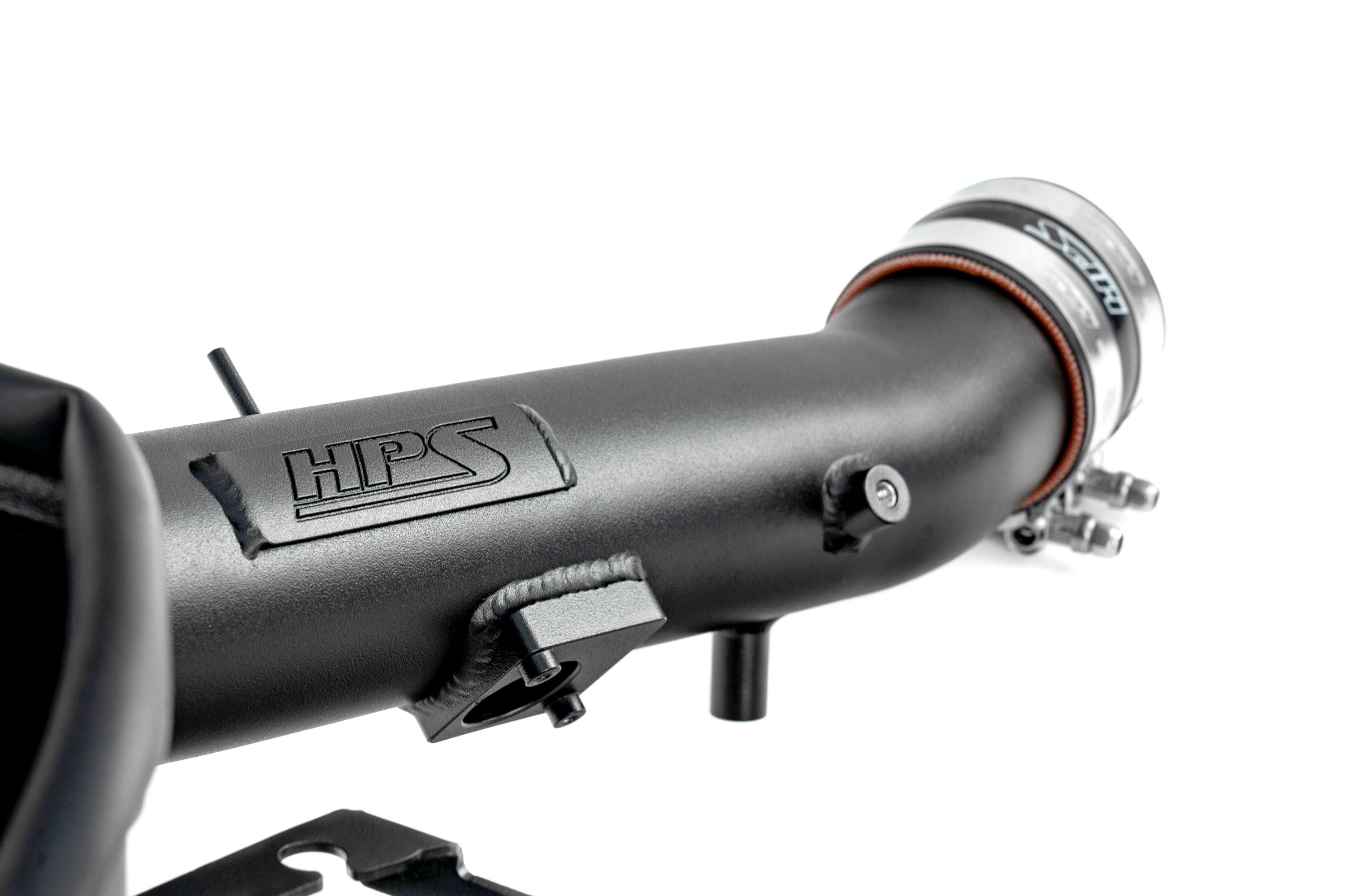 HPS Performance Air Intake Kit With Heat Shield 827-718R Red - 827-718R