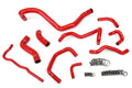 HPS Performance Hps Silicone Radiator Coolant Hose Kit 57 1838 Red Red - 57-1838-RED