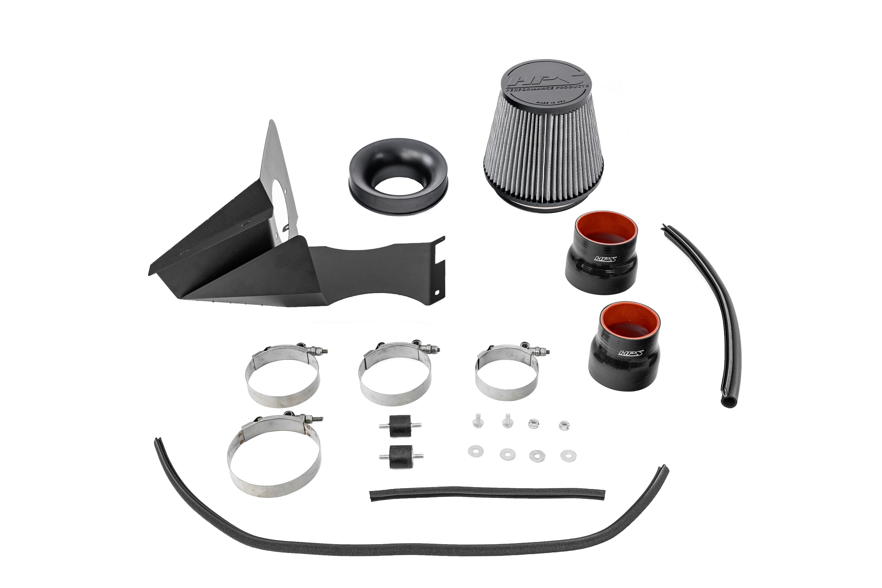 HPS Performance Air Intake Kit With Heat Shield 827-721BL Blue - 827-721BL