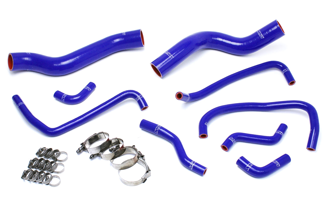 HPS Performance Hps Silicone Radiator And Heater Coolant Hose Kit 57 1503 Blue Blue - 57-1503-BLUE