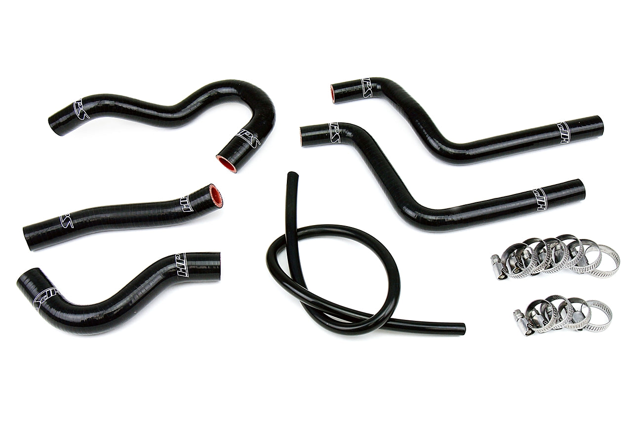 HPS Performance Hps Silicone Radiator Coolant Hose Kit 57 1372 Blk Black - 57-1372-BLK
