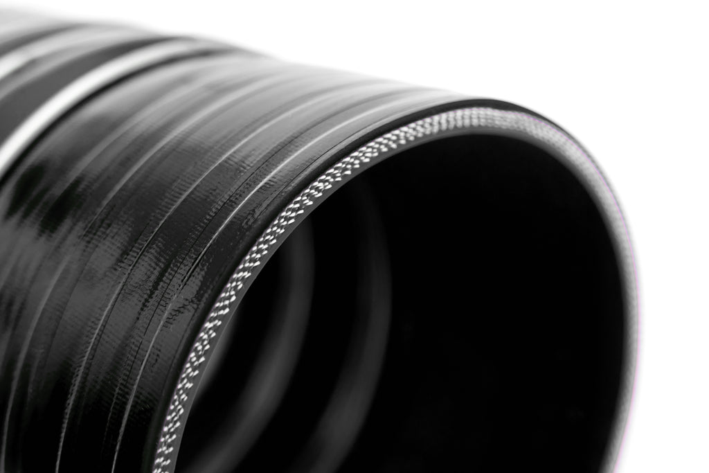 HPS Performance Hps Hot Side Charge Air Cooler Hose 4" Id, 6.5" Length Cac 400 L65 Blk Black - CAC-400-L65-BLK