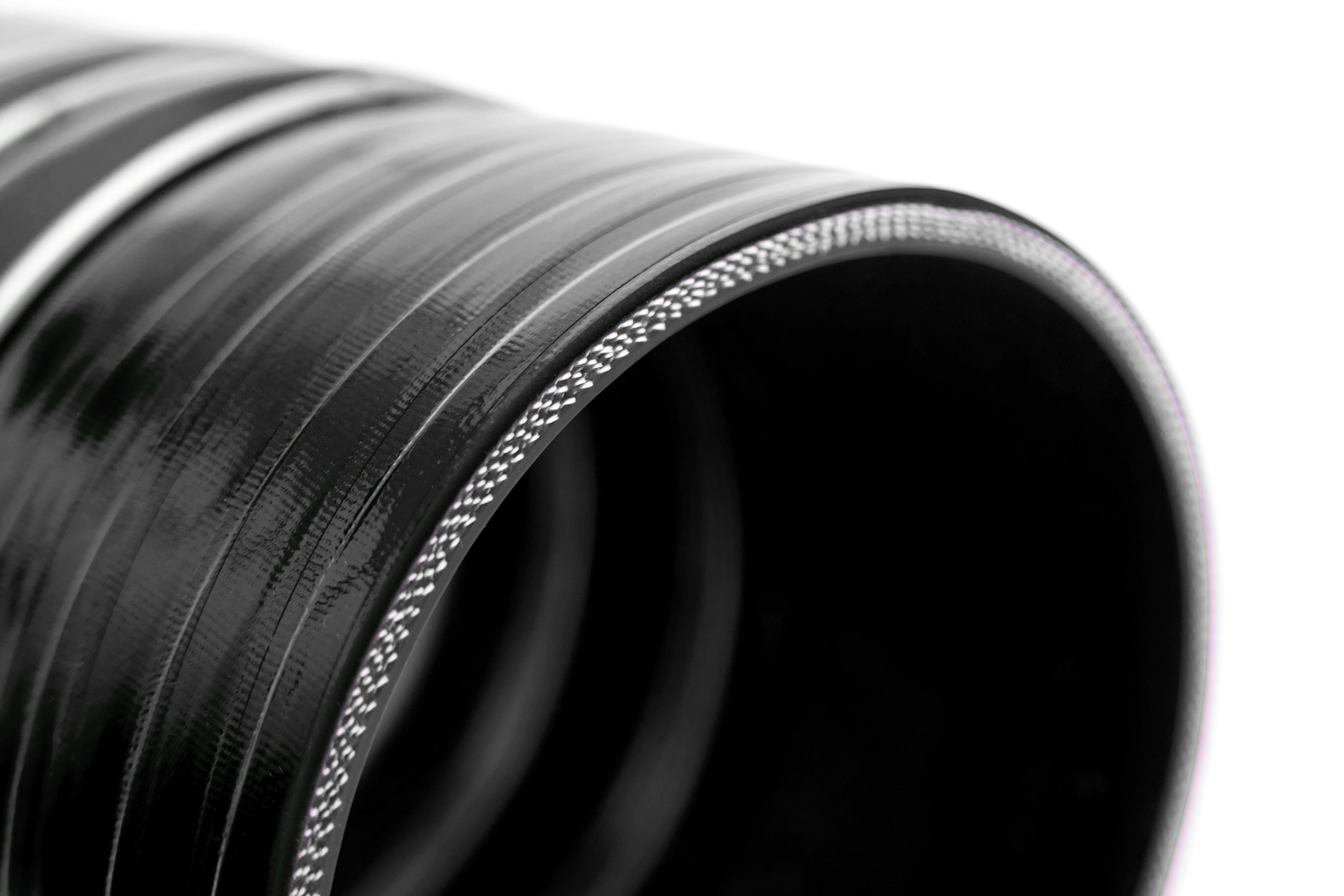 HPS Performance Hps Hot Side Charge Air Cooler Hose 4" Id, 6.5" Length Cac 400 L65 Blk Black - CAC-400-L65-BLK