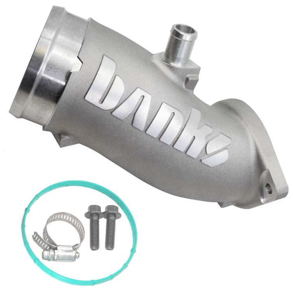 Monster-Ram Turbo Inlet Elbow 17-25 Chevy/GMC 2500/3500 6.6L Duramax L5P Raw - Banks Power - 42792-N