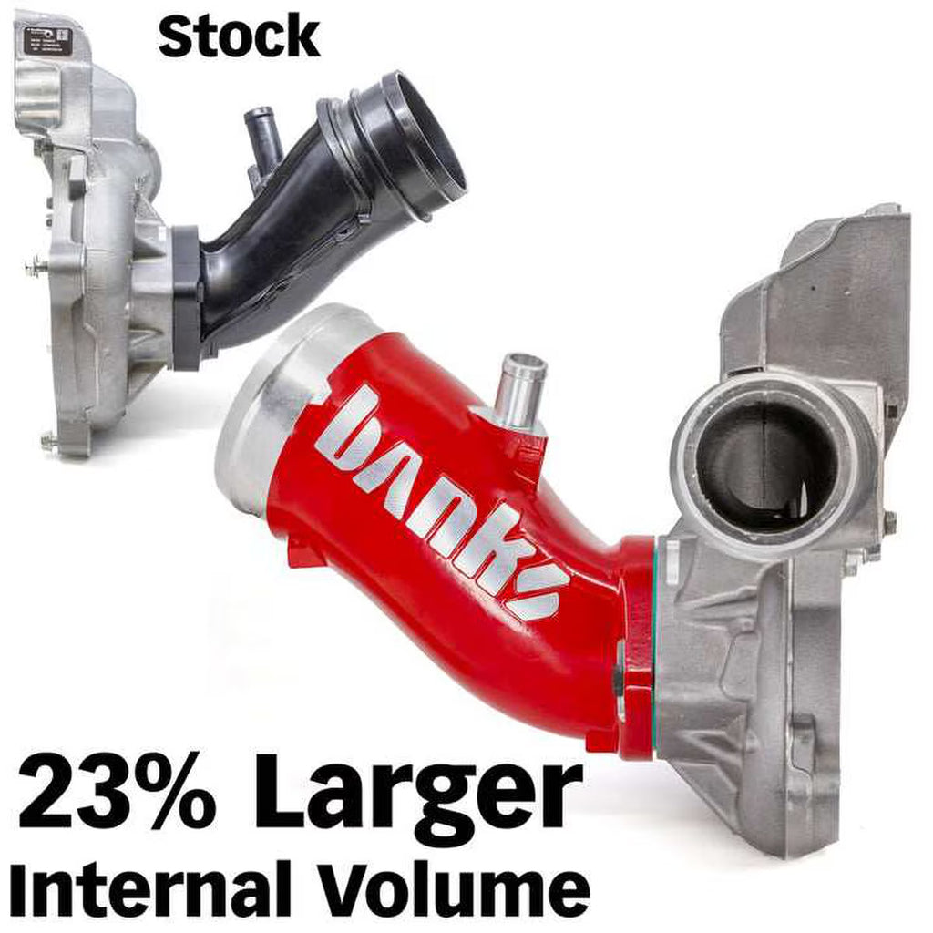 Monster-Ram Turbo Inlet Elbow 17-25 Chevy/GMC 2500/3500 6.6L Duramax L5P Raw - Banks Power - 42792-N