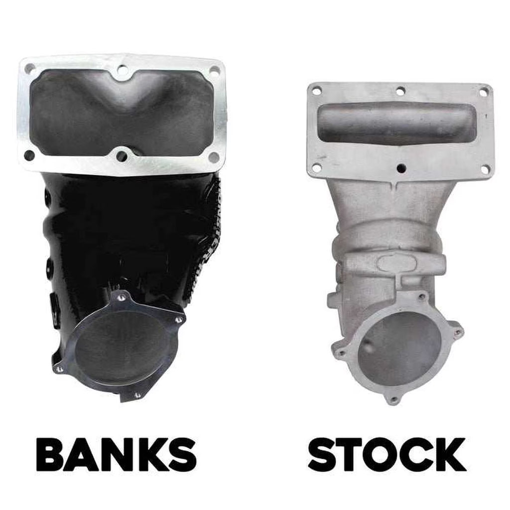 Monster-Ram Intake System for 19-24 Ram 2500/3500 6.7L Cummins Black Powdercoat - Banks Power - 42799-B