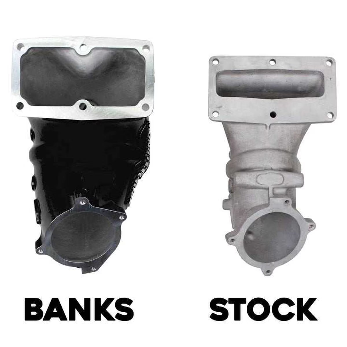 Monster-Ram Intake System for 19-24 Ram 2500/3500 6.7L Cummins Black Powdercoat - Banks Power - 42799-B