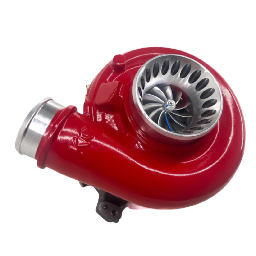 KC Jetfire Stage 1 Turbo (10 Blade, SPECIAL COVER - 6.0 Powerstroke (04-07)