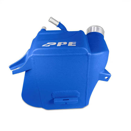 2011-2026 Ford 6.7L Power Stroke Air-to-Water Intercooler with Polished Pipes - Blue - Pacific Performance Engineering - 315045122