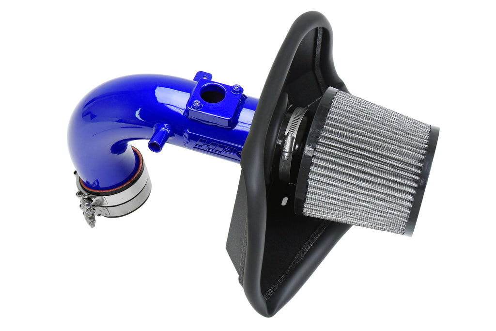 HPS Performance Air Intake Kit With Heat Shield 827-687BL Blue - 827-687BL