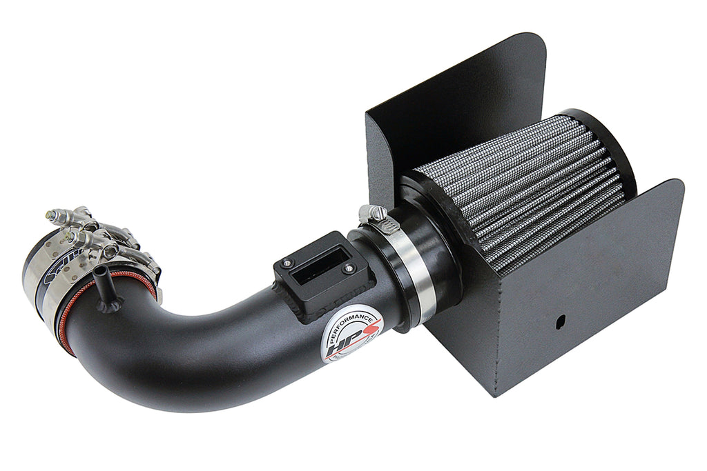 HPS Performance Air Intake Kit With Heat Shield 827-704WB Black - 827-704WB