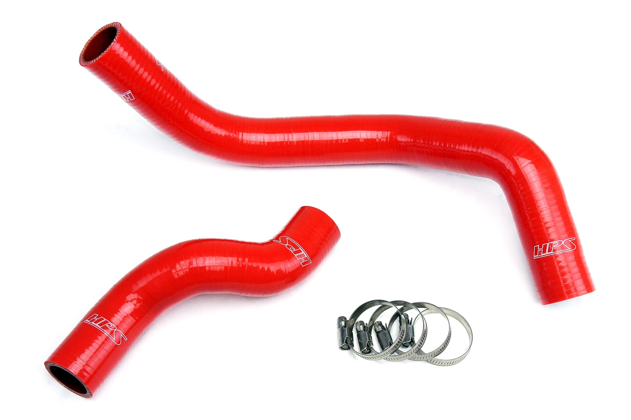 HPS Performance Hps Silicone Radiator Coolant Hose Kit 57 1045 Red Red - 57-1045-RED