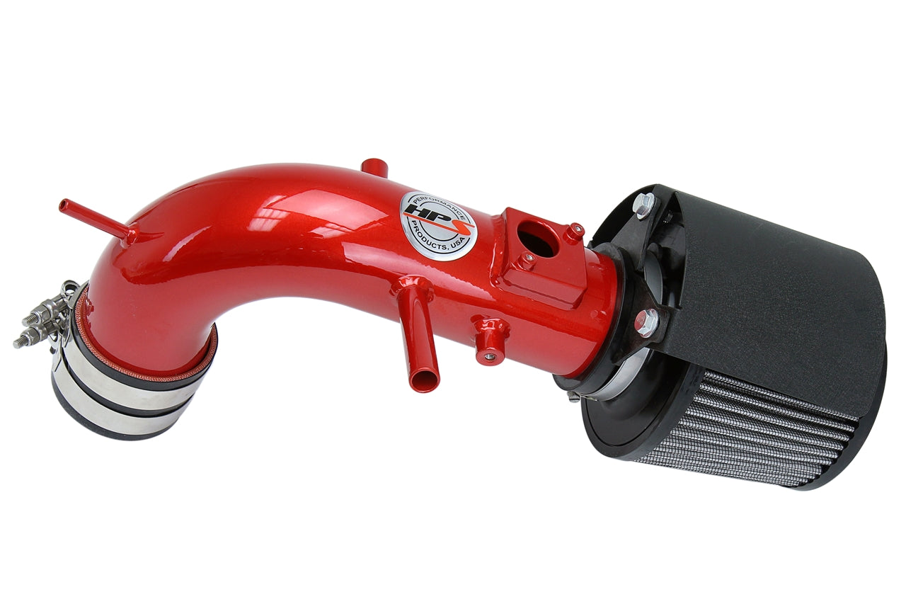 HPS Performance Air Intake Kit With Heat Shield 827-524R Red - 827-524R