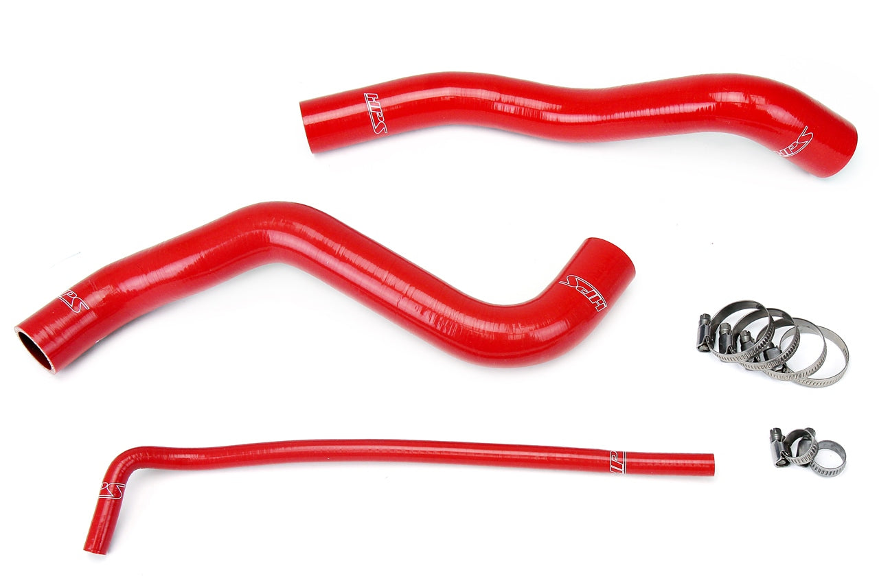 HPS Performance Hps Silicone Radiator Coolant Hose Kit 57 1399 Red Red - 57-1399-RED
