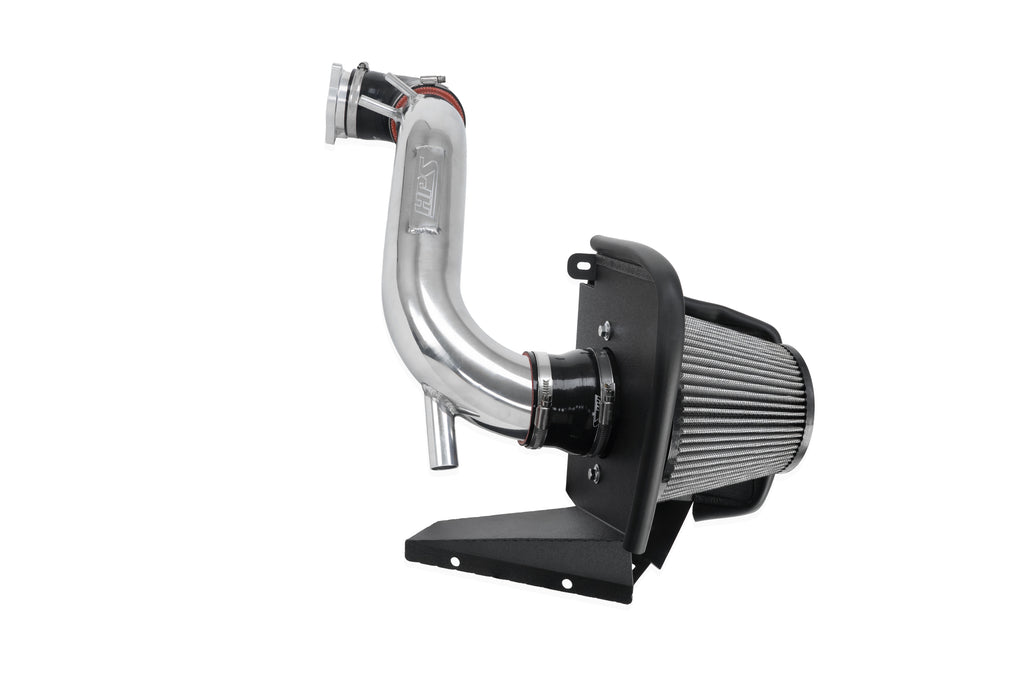 HPS Performance Air Intake Kit With Heat Shield and Turbo Inlet 827-797P Polished - 827-797P