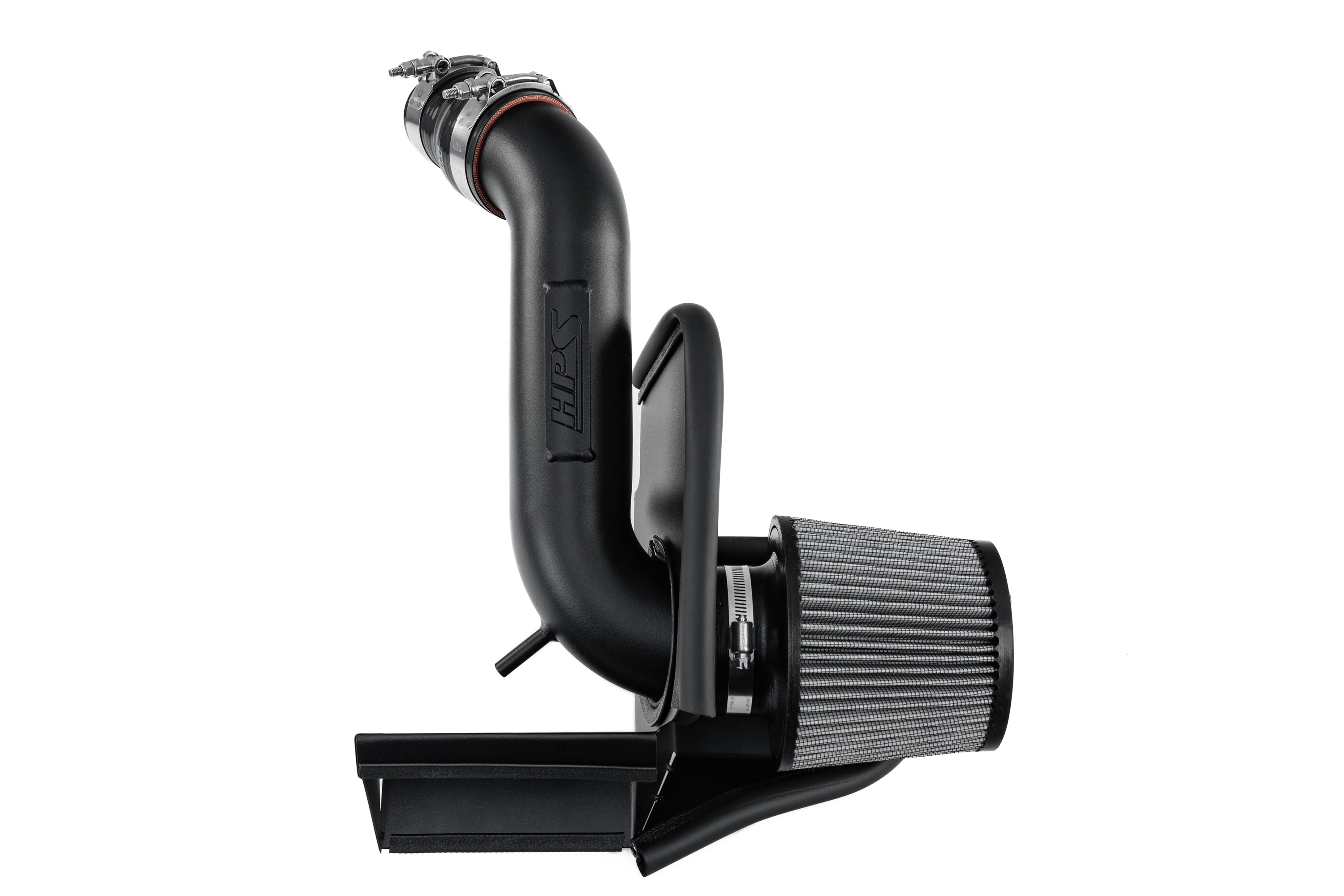 HPS Performance Air Intake Kit With Heat Shield 827-714WB Black - 827-714WB