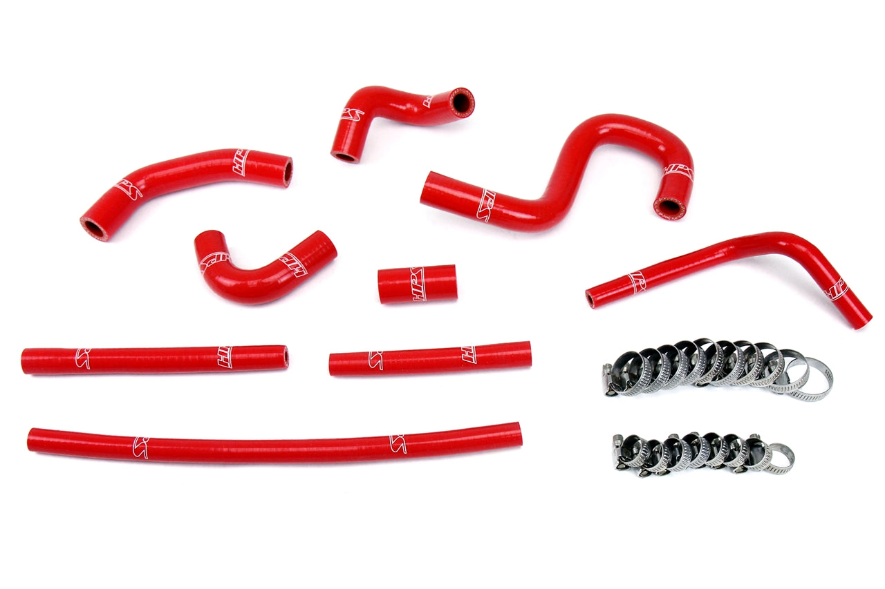HPS Performance Hps Silicone Heater Coolant Hose Kit 57 1798 Red Red - 57-1798-RED