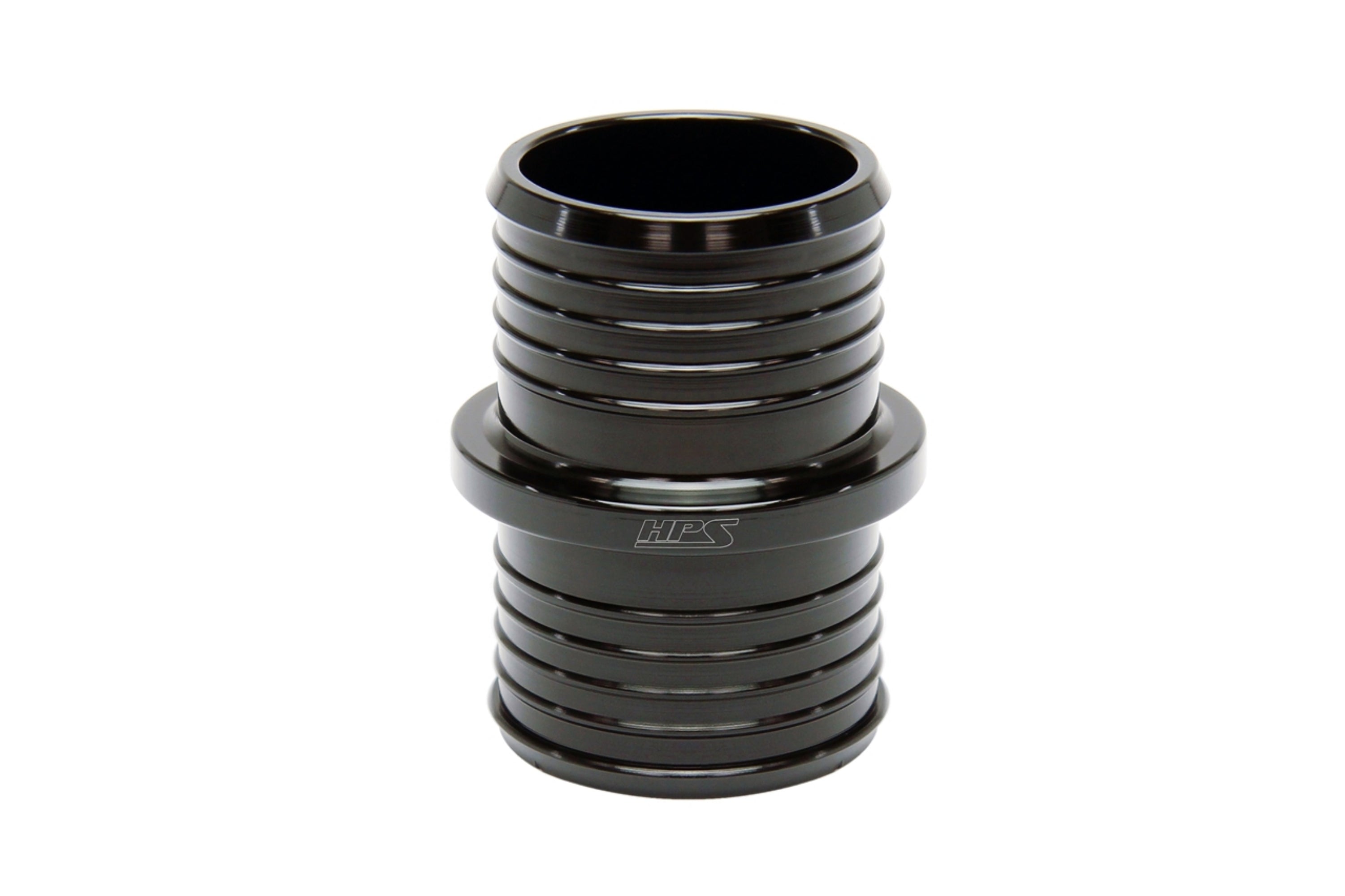 HPS Performance Hps Billet Aluminum Hose Union 1 3/8" Od Ahu 138 Blk Black - AHU-138-BLK
