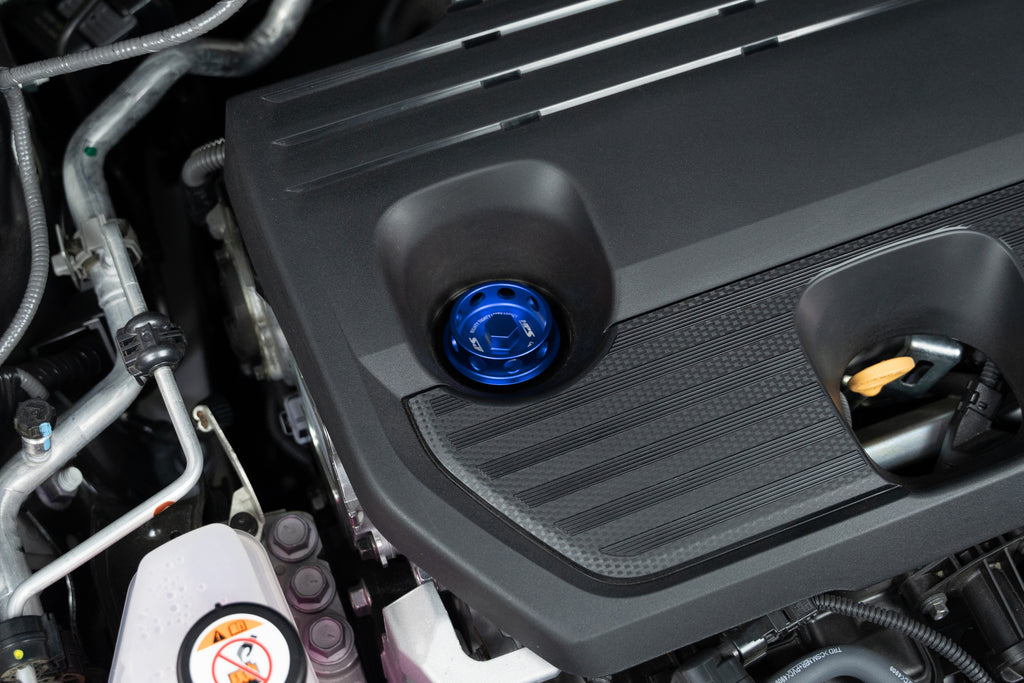 HPS Performance Anodized Billet Aluminum Engine Oil Cap 5269-105BL Blue - 5269-105BL