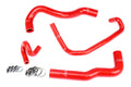 HPS Performance Hps Silicone Radiator And Heater Coolant Hose Kit 57 1960 Red Red - 57-1960-RED