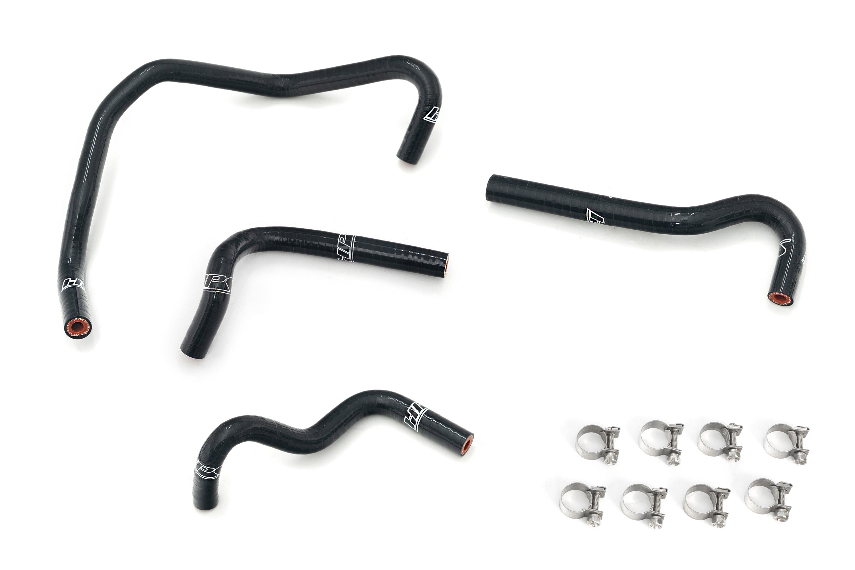 HPS Performance Hps Silicone Ancillary Water Bypass Coolant Hose Kit 57 2155 Blk Black - 57-2155-BLK