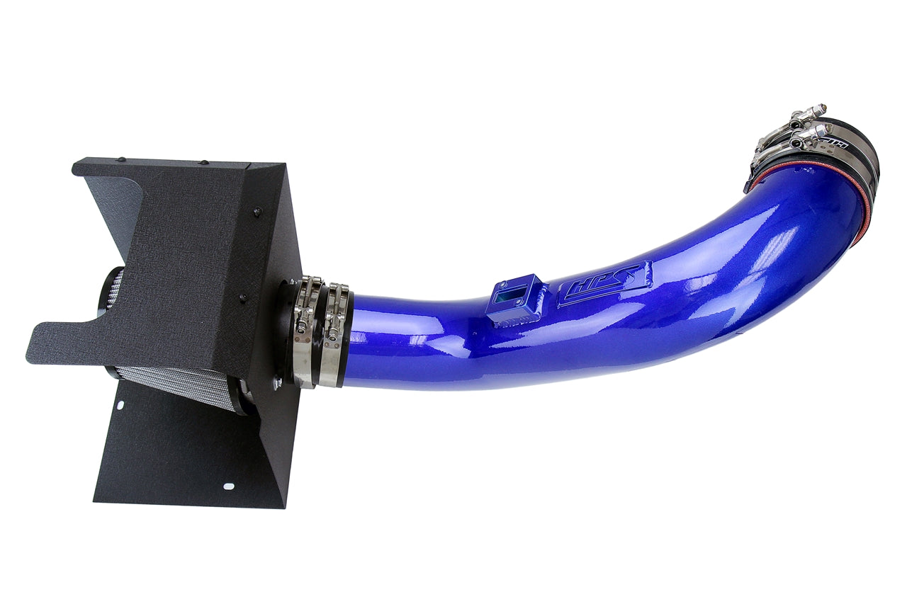 HPS Performance Air Intake Kit With Heat Shield 827-674BL Blue - 827-674BL
