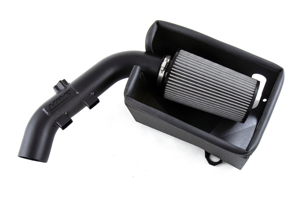 HPS Performance Air Intake Kit With Heat Shield 827-698WB Black - 827-698WB
