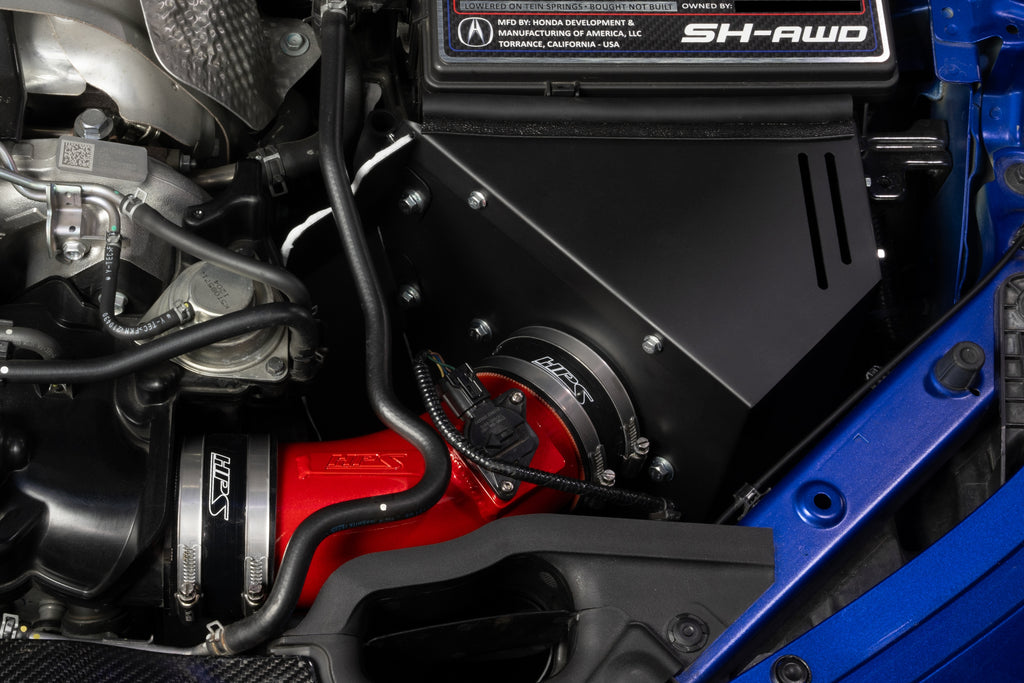HPS Performance Air Intake Kit With Heat Shield 827-783WB Black - 827-783WB