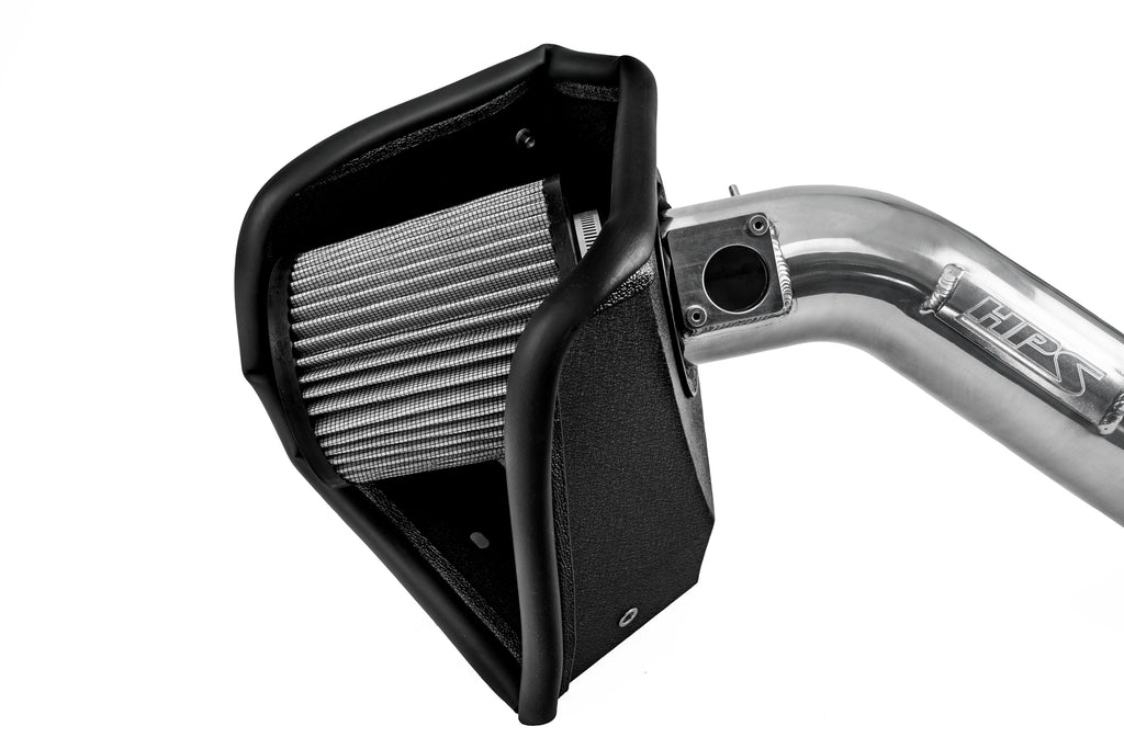 HPS Performance Air Intake Kit With Heat Shield 827-692P Polished - 827-692P