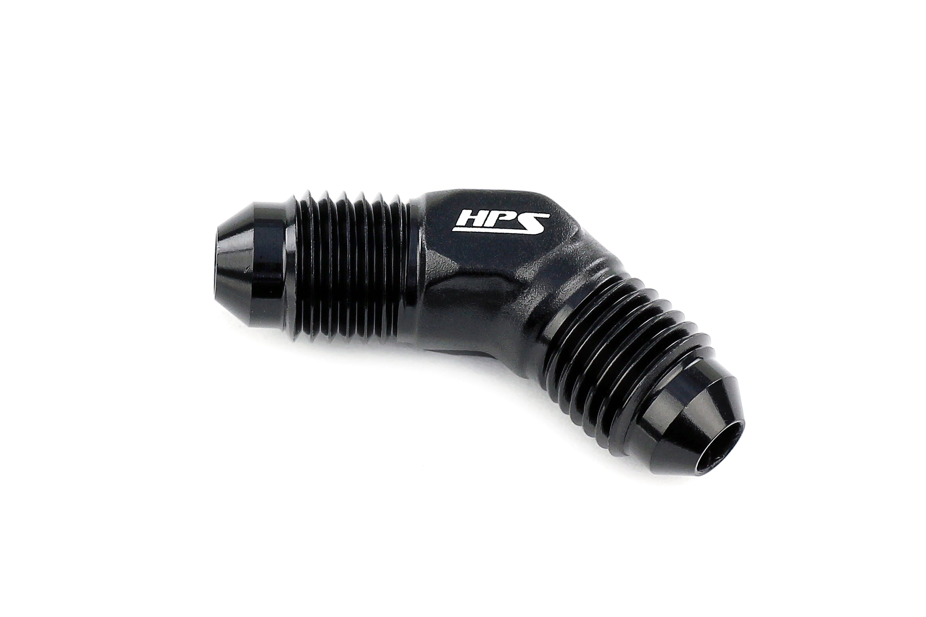 HPS Performance 45 Degree AN -6 Male to Male AN Union Adapter AN813-6