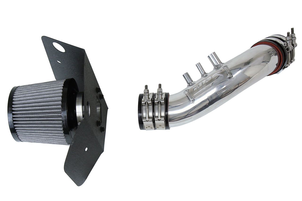 HPS Performance Air Intake Kit With Heat Shield 827-636P Polished - 827-636P