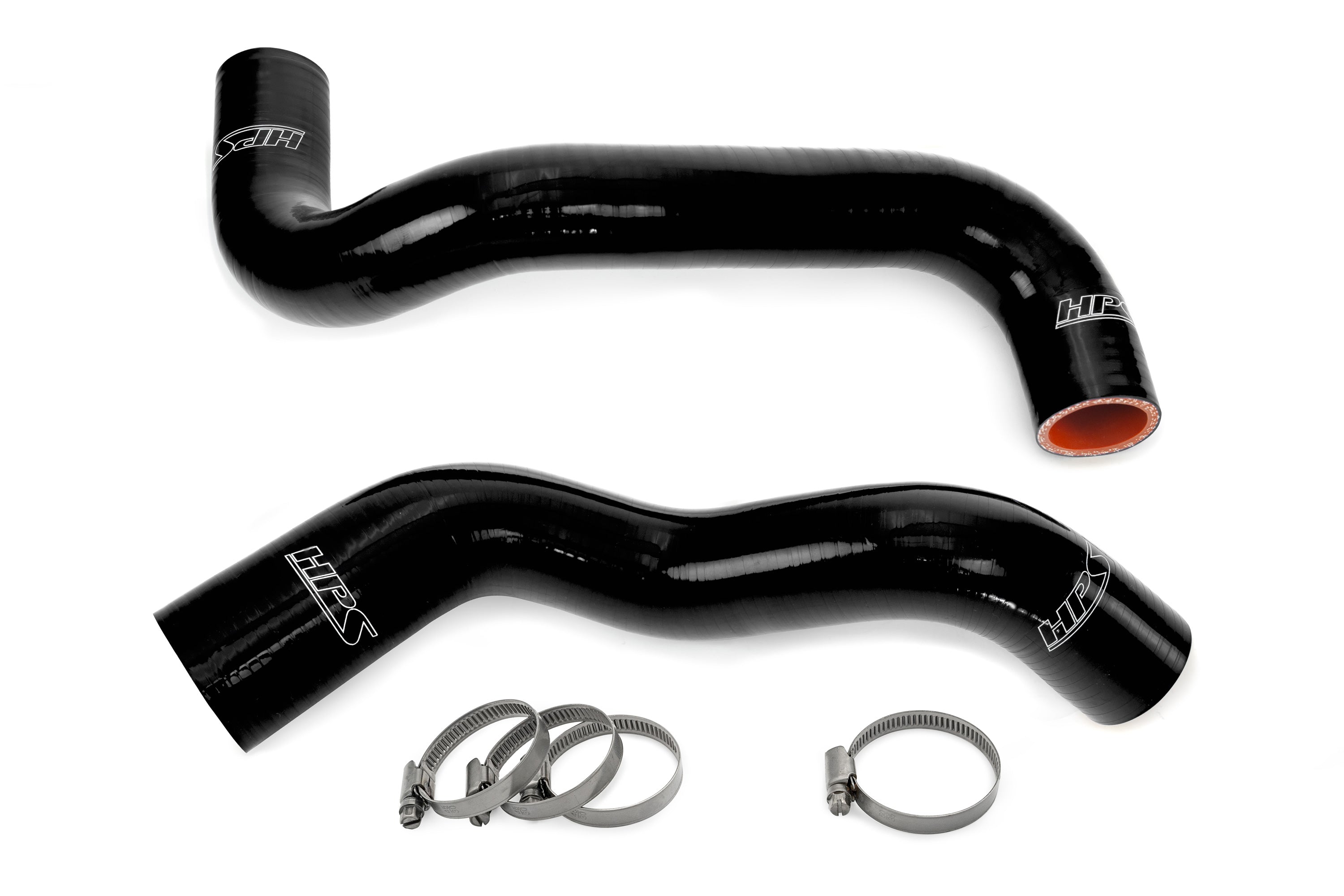 HPS Performance Hps Silicone Radiator Coolant Hose Kit 57 1276 R Blk Black - 57-1276R-BLK