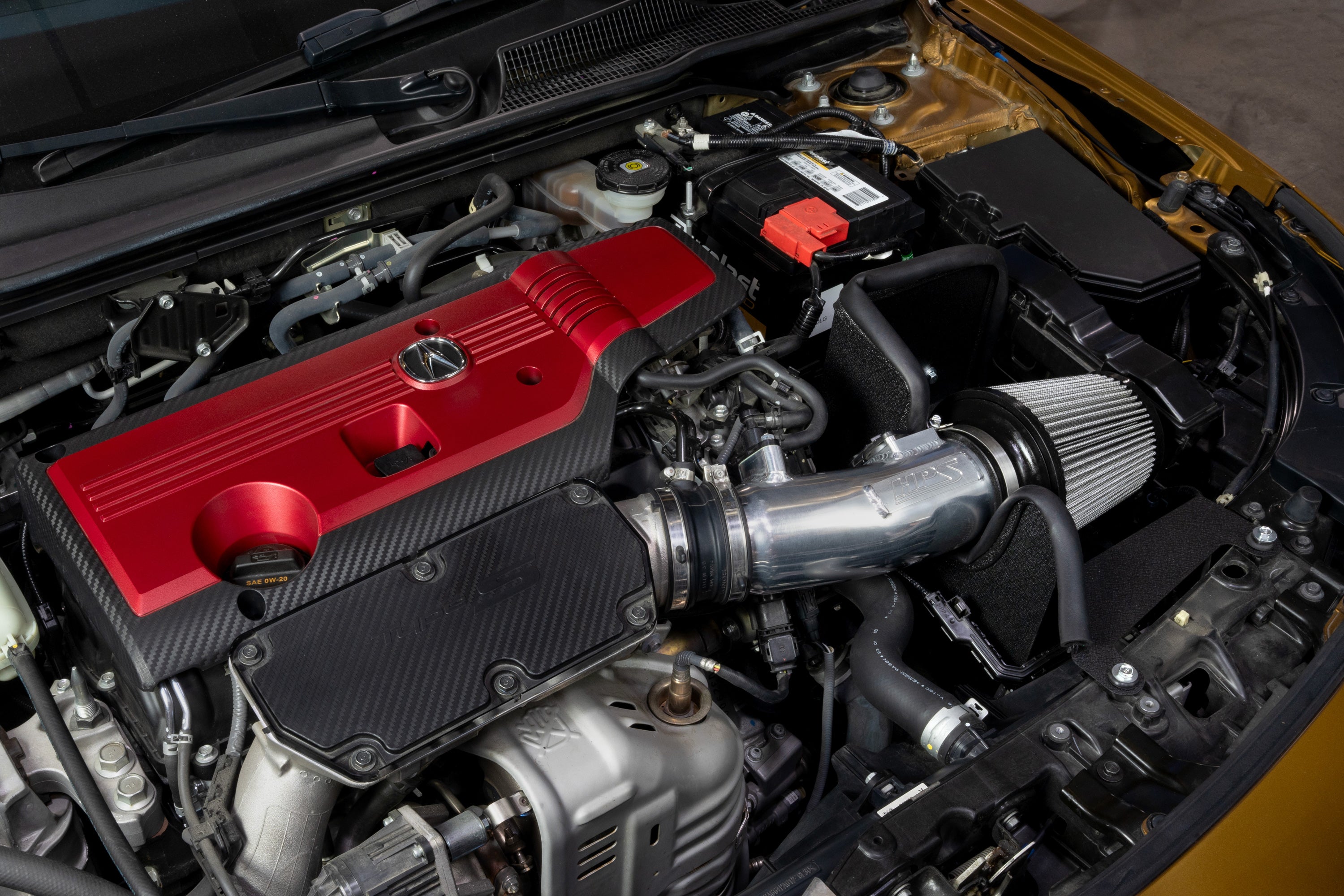 HPS Performance Air Intake Kit 827-741R Red - 827-741R