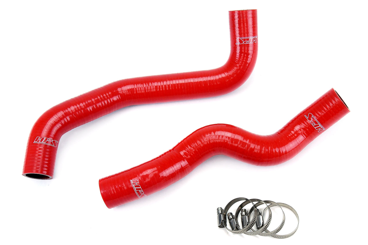 HPS Performance Hps Silicone Radiator Coolant Hose Kit 57 1049 Red Red - 57-1049-RED