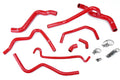 HPS Performance Hps Silicone Radiator And Heater Coolant Hose Kit 57 1400 Red Red - 57-1400-RED