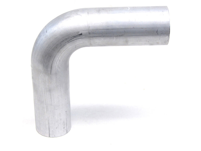 HPS Performance Hps Aluminum Elbow Tubing 90 Degree, 1 7/8" Od, 2 1/4" Clr, 6" Legs At90 187 Clr 225 Mill Finish - AT90-187-CLR-225