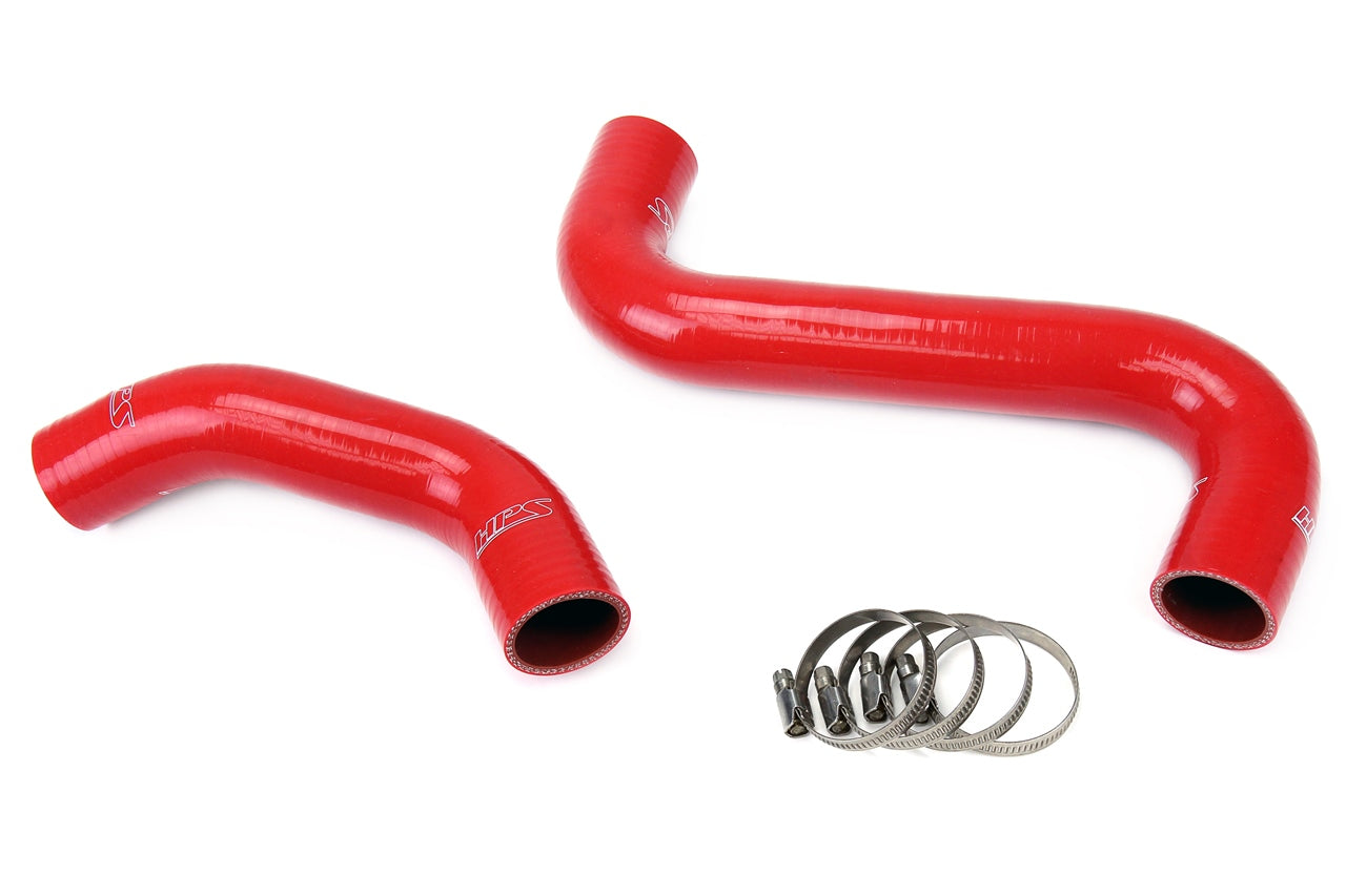 HPS Performance Hps Silicone Radiator Coolant Hose Kit 57 1061 Red Red - 57-1061-RED