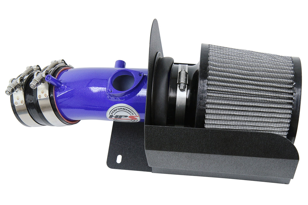 HPS Performance Air Intake Kit With Heat Shield 827-686BL Blue - 827-686BL