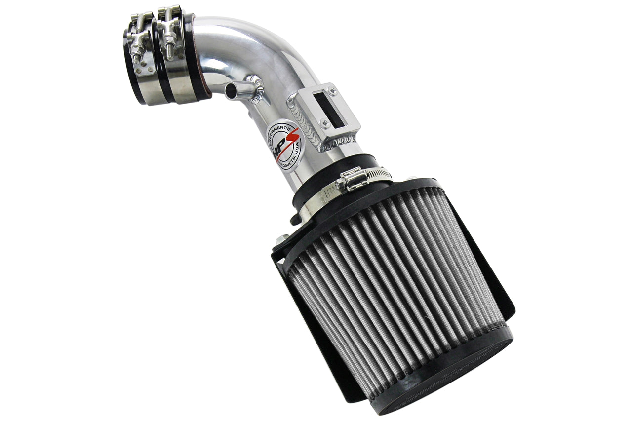 HPS Performance Air Intake Kit With Heat Shield 827-163P Polished - 827-163P